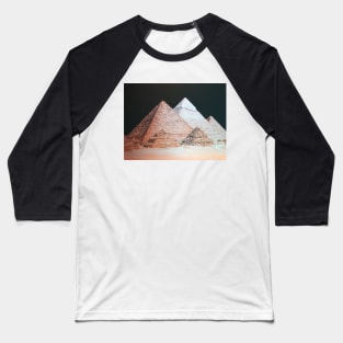 Egyptian Pyramids Baseball T-Shirt